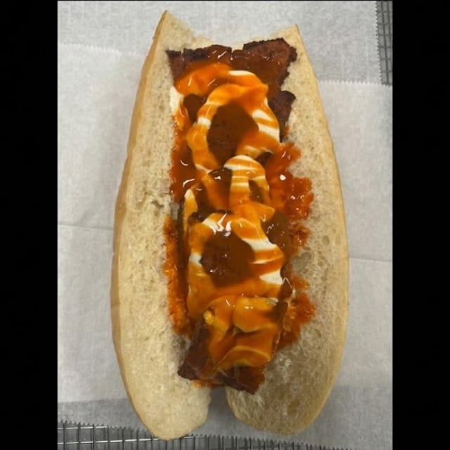 Buffalo Chicken Cutlet Sandwich.