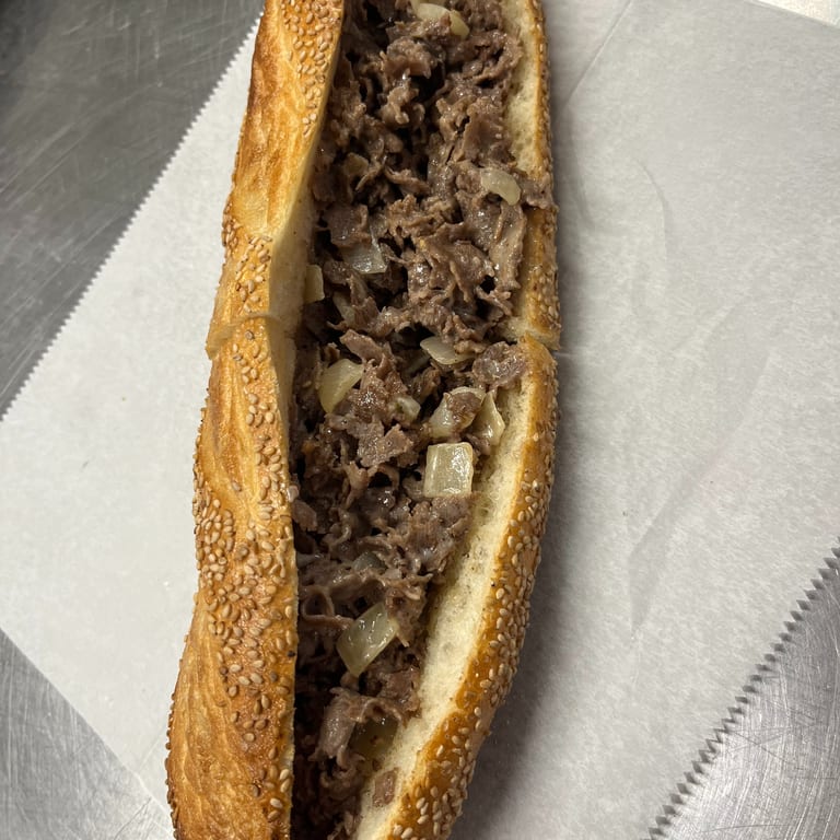 Indulge in Our Cheese Steak