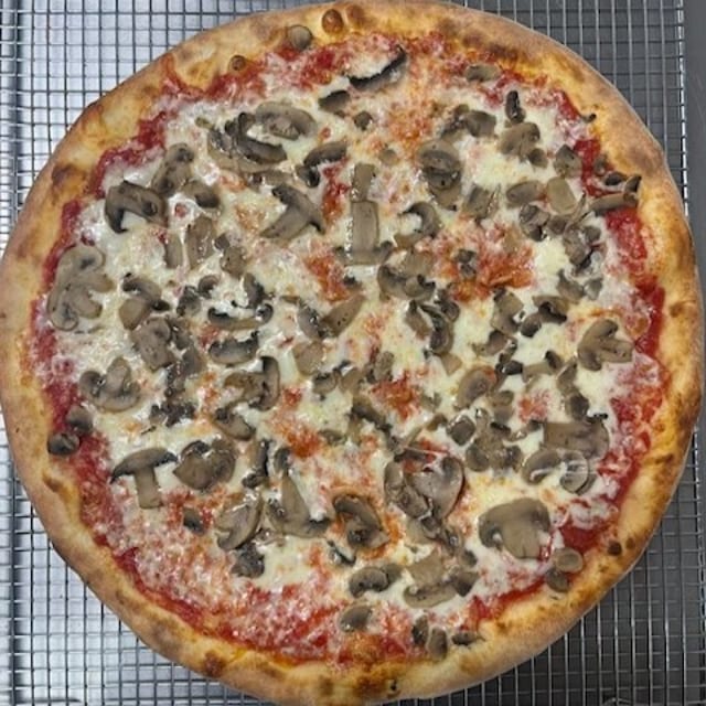 Mushroom Pizza.